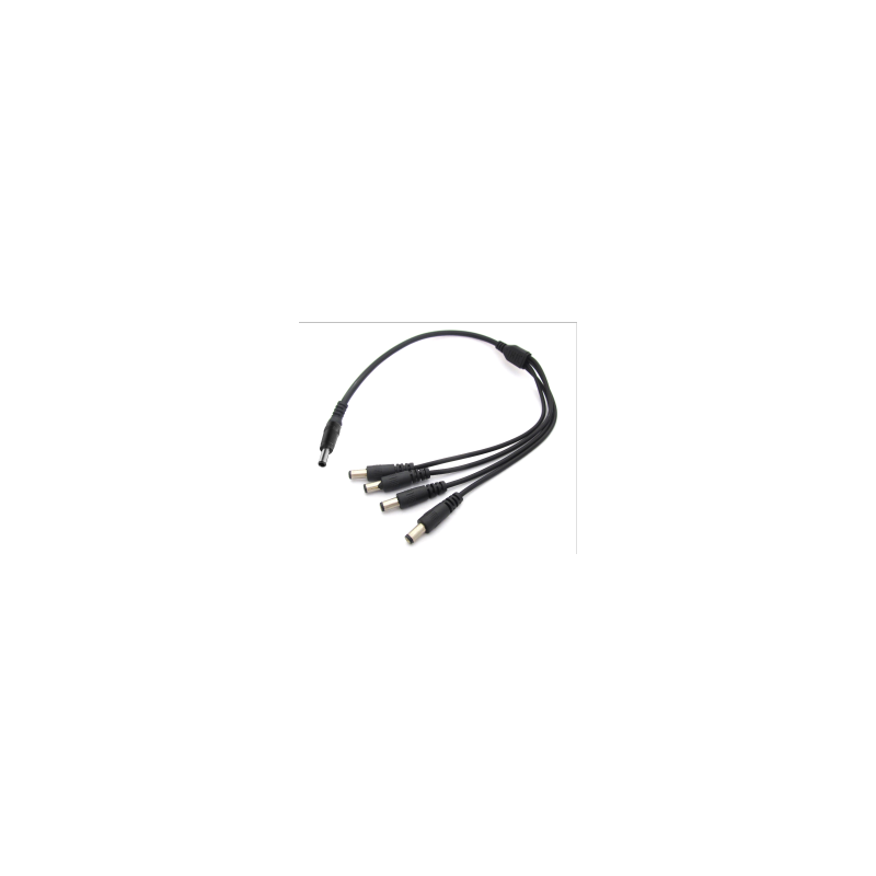 FSATECH CON-D09 DC6014 female to 4 DC male cable for DAHUA XVR